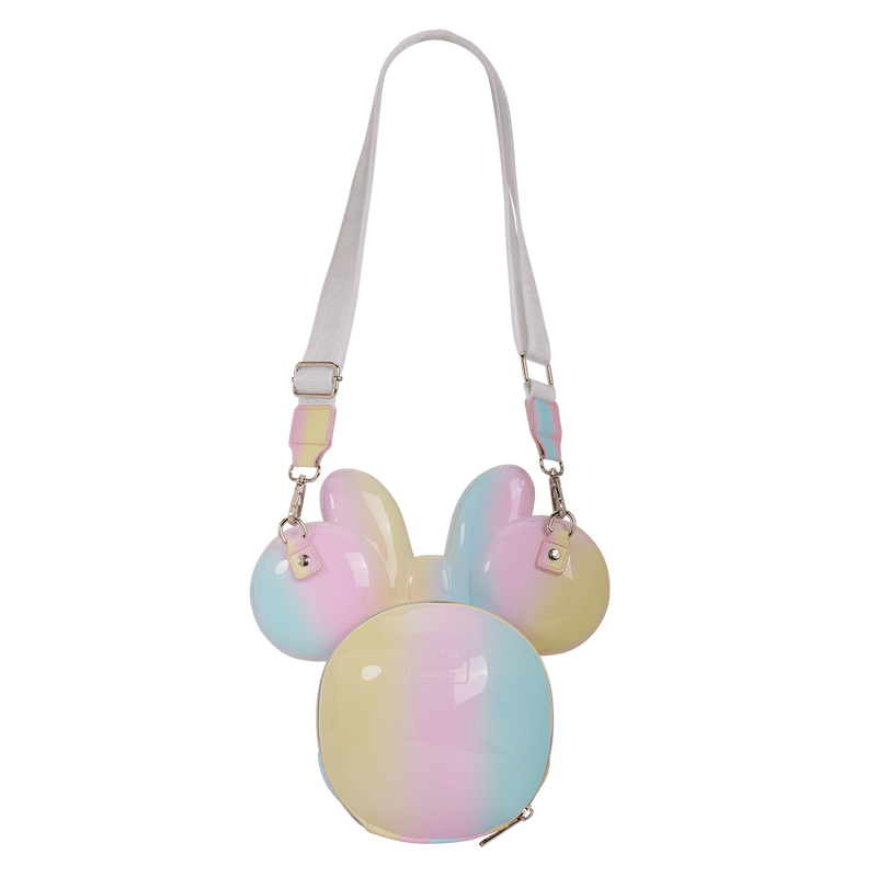 Loungefly Disney Minnie Mouse Pastel Tie - Dye Molded Figural Crossbody Bag - The Happy Toy Store