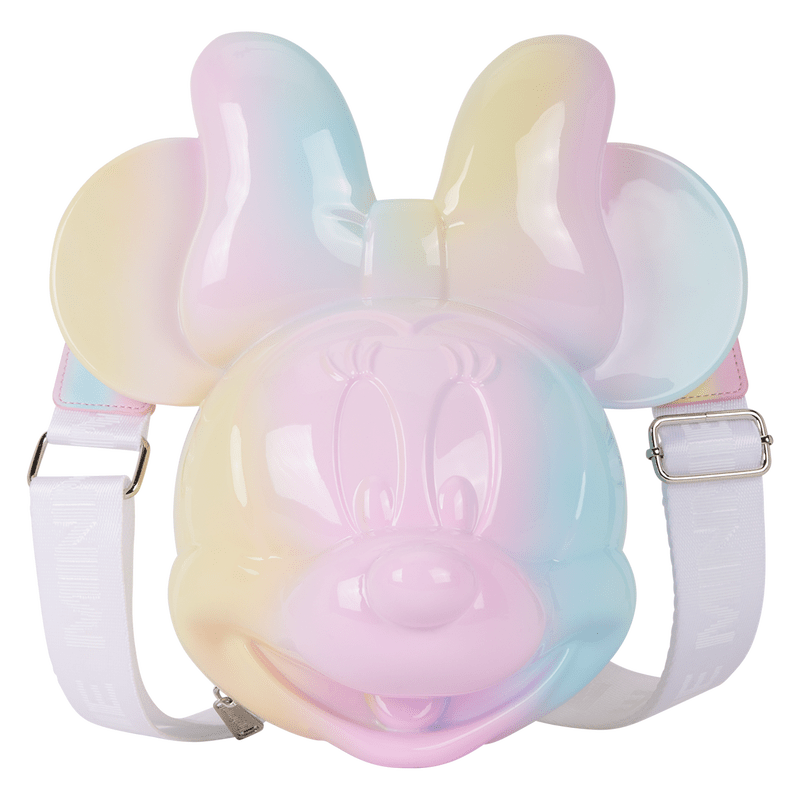 Loungefly Disney Minnie Mouse Pastel Tie - Dye Molded Figural Crossbody Bag - The Happy Toy Store