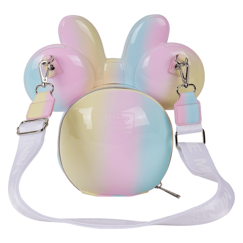 Loungefly Disney Minnie Mouse Pastel Tie - Dye Molded Figural Crossbody Bag - The Happy Toy Store