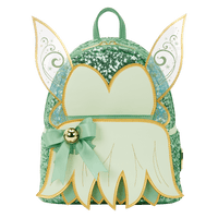 Loungefly Disney Peter Pan Tinker Bell Holiday Cosplay Sequin Mini Backpack - The Happy Toy Store