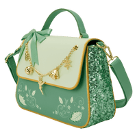 Loungefly Disney Peter Pan Tinker Bell Holiday Sequin Crossbody Bag with Charms - The Happy Toy Store