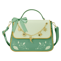 Loungefly Disney Peter Pan Tinker Bell Holiday Sequin Crossbody Bag with Charms - The Happy Toy Store