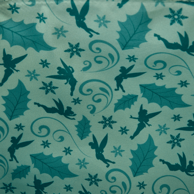 Loungefly Disney Peter Pan Tinker Bell Holiday Sequin Crossbody Bag with Charms - The Happy Toy Store