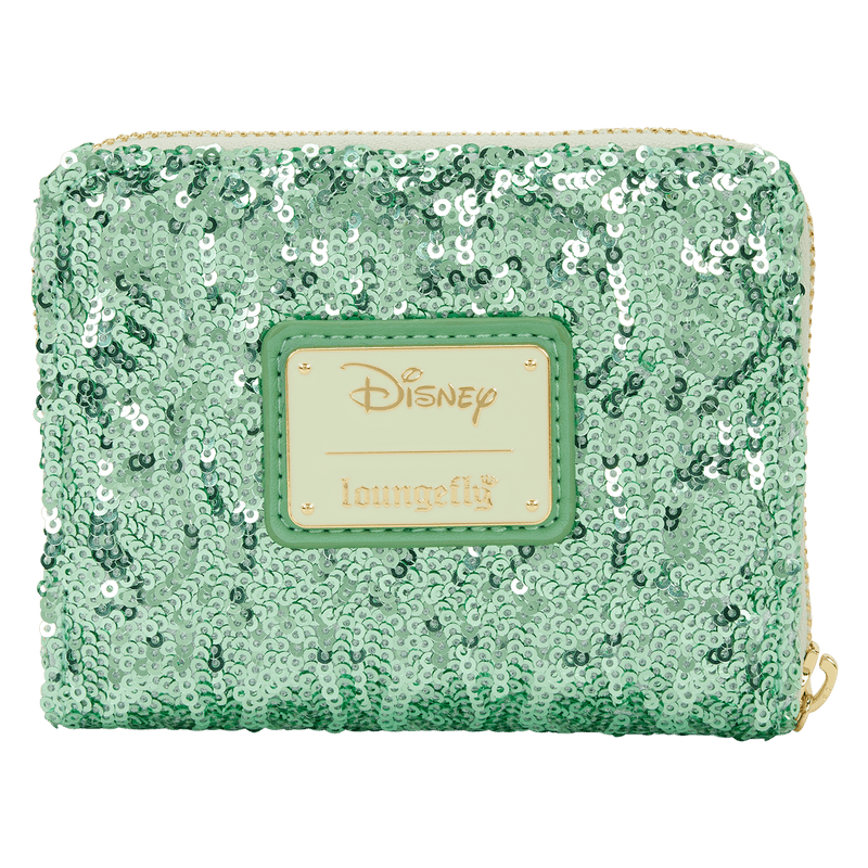 Loungefly Disney Peter Pan Tinker Bell Holiday Sequin Tri - Fold Wallet - The Happy Toy Store
