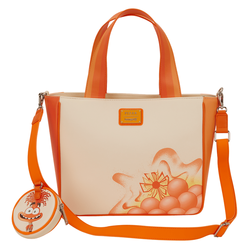 Loungefly Disney Pixar Inside Out 2 Anxiety Tote Crossbody Bag with Coin Bag - The Happy Toy Store