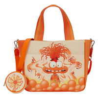 Loungefly Disney Pixar Inside Out 2 Anxiety Tote Crossbody Bag with Coin Bag - The Happy Toy Store