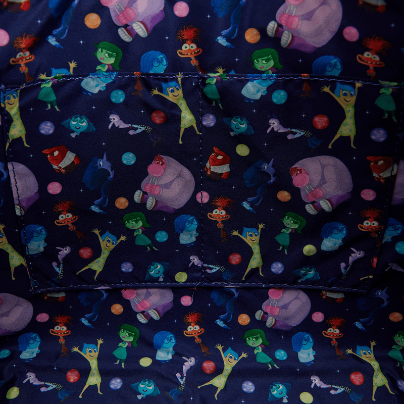 Loungefly Disney Pixar Inside Out 2 Anxiety Tote Crossbody Bag with Coin Bag - The Happy Toy Store