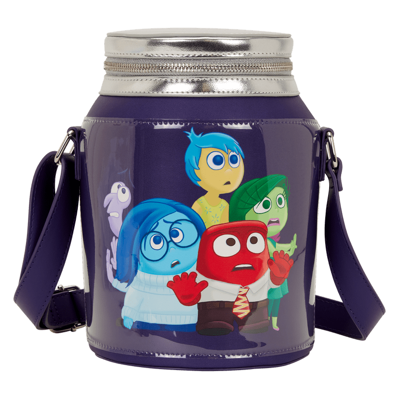 Loungefly Disney Pixar Inside Out 2 Bottled Up Emotions Figural Crossbody Bag - The Happy Toy Store