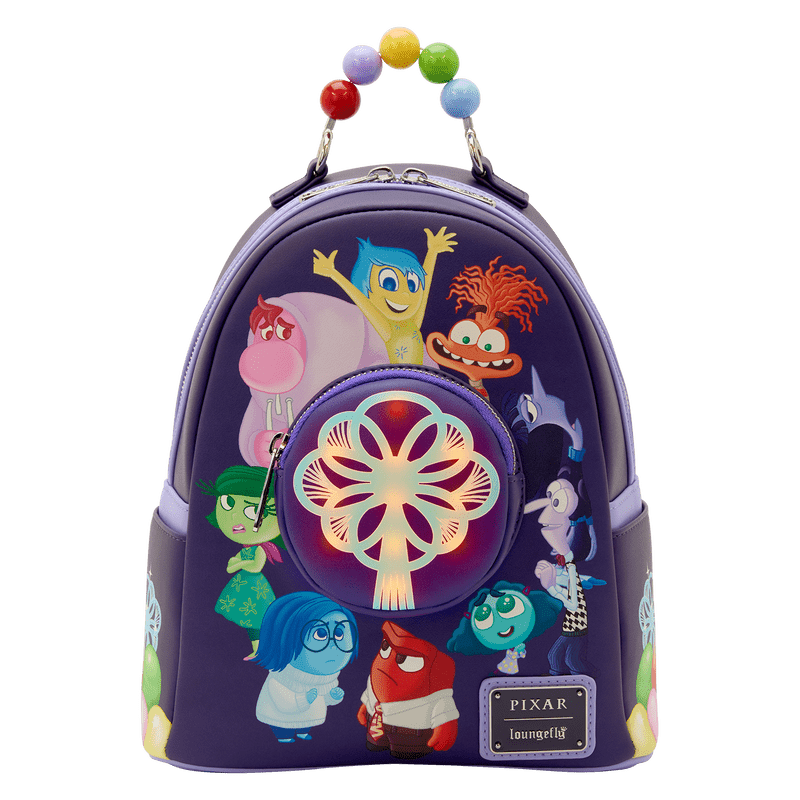 Loungefly Disney Pixar Inside Out 2 Light - Up Mini Backpack - The Happy Toy Store