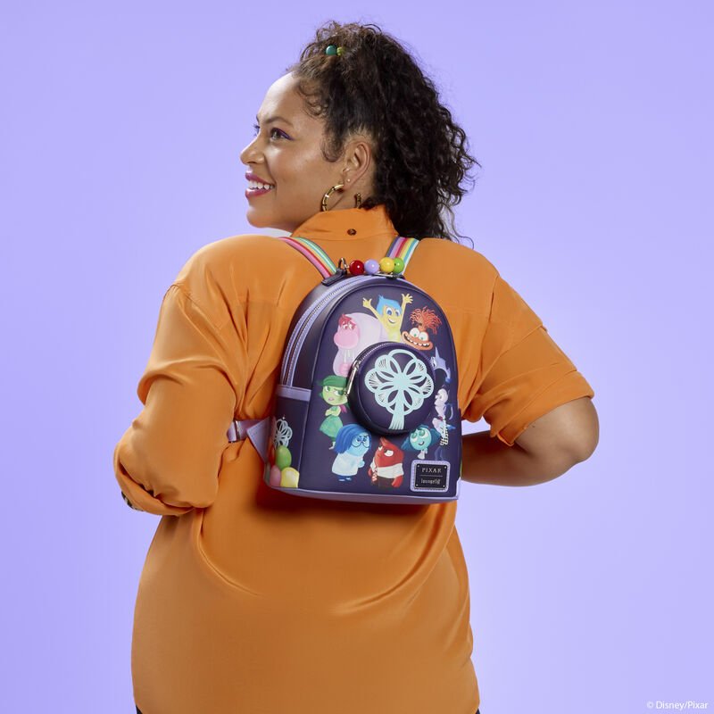 Loungefly Disney Pixar Inside Out 2 Light - Up Mini Backpack - The Happy Toy Store