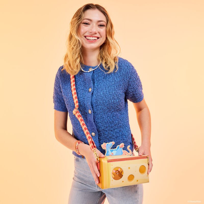 Loungefly Disney Pixar Ratatouille Charcuterie Cheese Figural Crossbody Bag - The Happy Toy Store