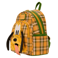 Loungefly Disney Pluto 95th Anniversary Plaid Mini Backpack - The Happy Toy Store