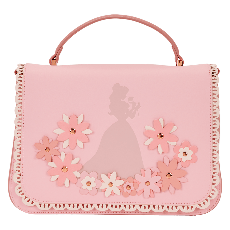 Loungefly Disney Princess Belle Floral Lace Crossbody Bag - The Happy Toy Store