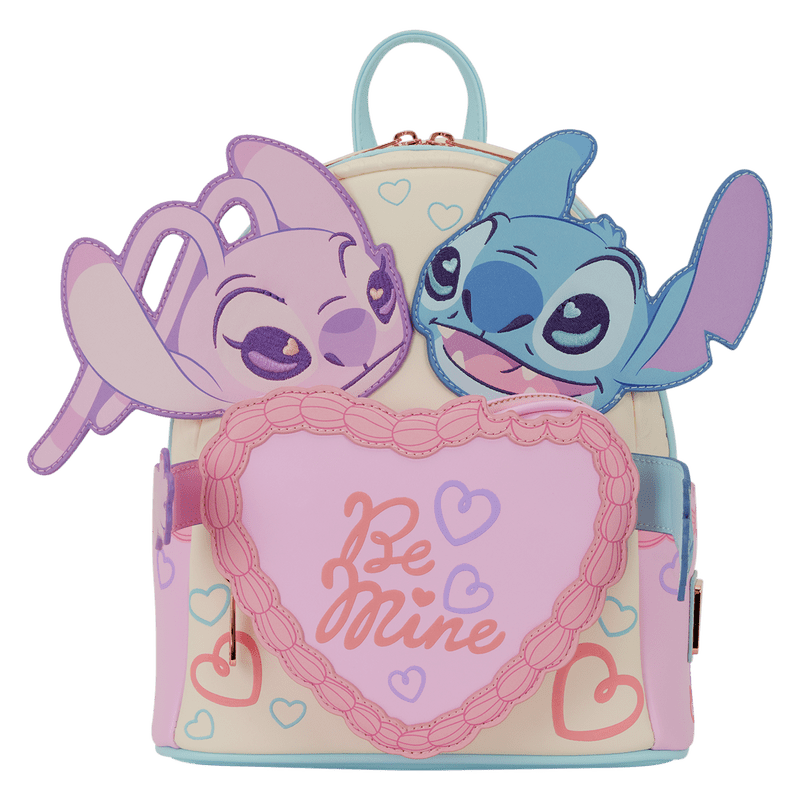 Loungefly Disney Stitch & Angel Be Mine Mini Backpack - The Happy Toy Store