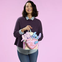 Loungefly Disney Stitch & Angel Be Mine Mini Backpack - The Happy Toy Store