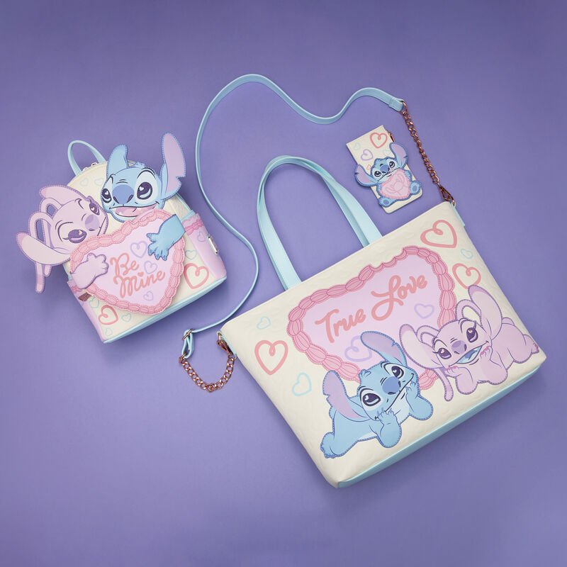 Loungefly Disney Stitch & Angel Be Mine Mini Backpack - The Happy Toy Store