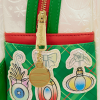 Loungefly Disney Stitch & Scrump Iridescent Holiday Ornament Mini Backpack - The Happy Toy Store