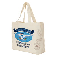 Loungefly Disney The Rescuers Down Under Albatross Air Canvas Tote Bag - The Happy Toy Store