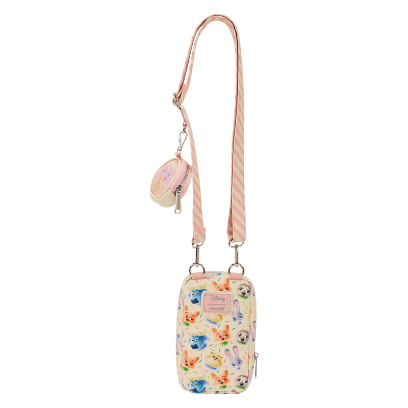 Loungefly Disney Zootopia 2 Judy Hopps Cotton Candy Cosplay Cell Phone Crossbody Bag with Coin Bag - The Happy Toy Store