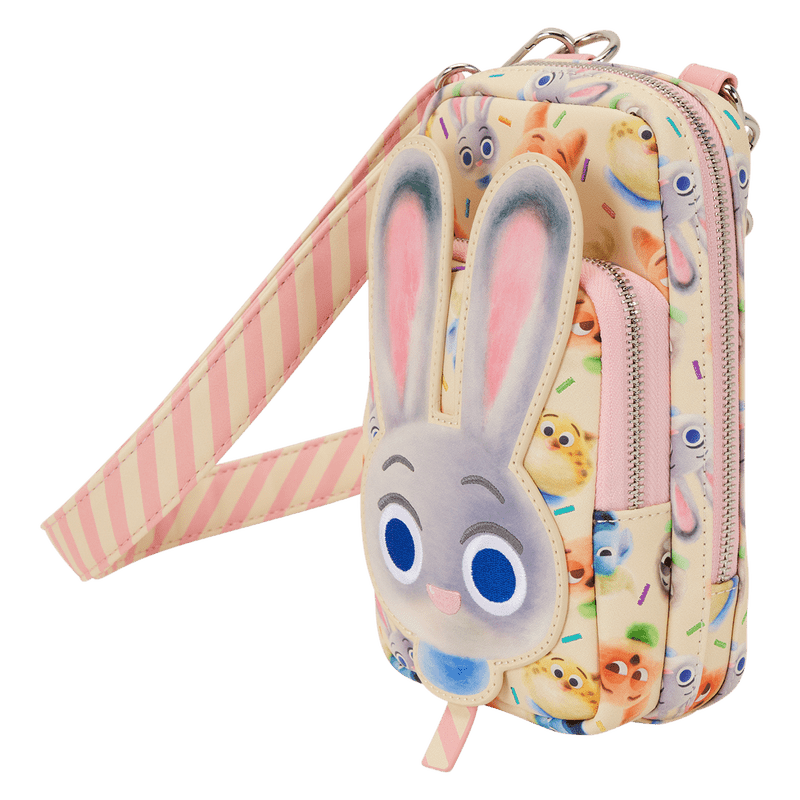 Loungefly Disney Zootopia 2 Judy Hopps Cotton Candy Cosplay Cell Phone Crossbody Bag with Coin Bag - The Happy Toy Store