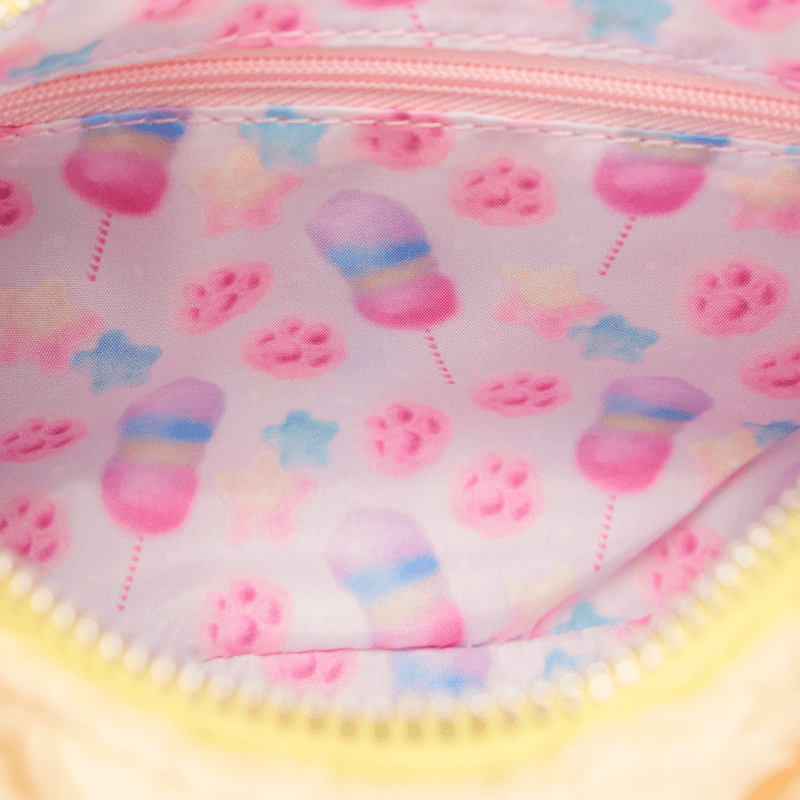Loungefly Disney Zootopia 2 Officer Clawhauser Cotton Candy Plush Cosplay Crossbody Bag - The Happy Toy Store