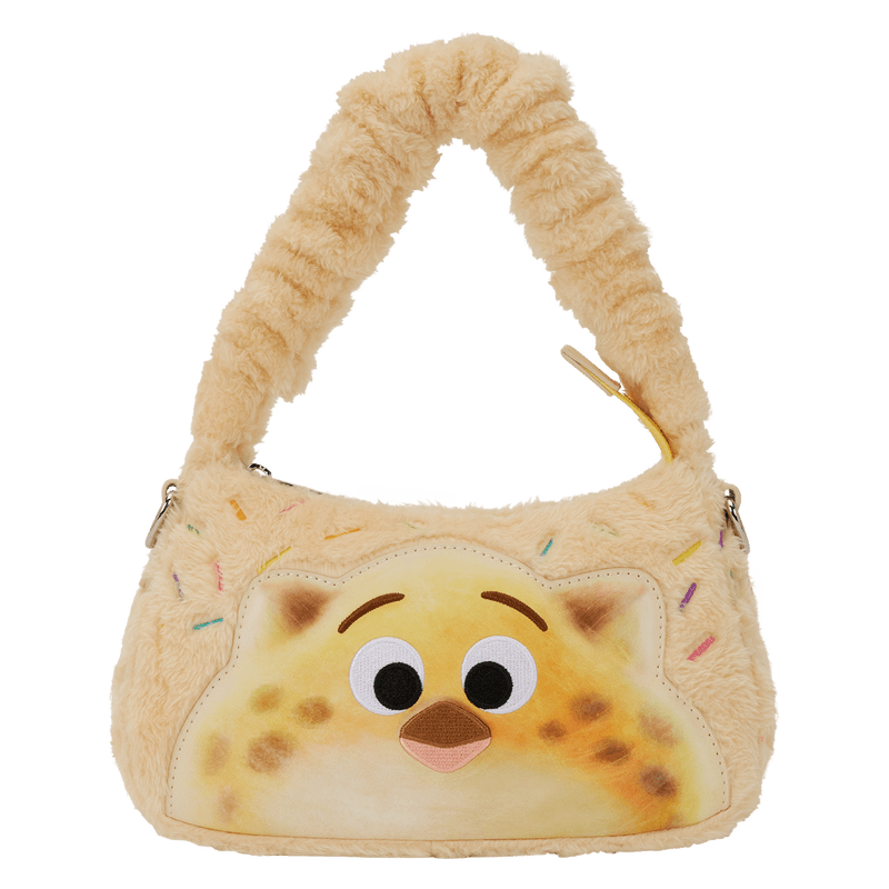 Loungefly Disney Zootopia 2 Officer Clawhauser Cotton Candy Plush Cosplay Crossbody Bag - The Happy Toy Store