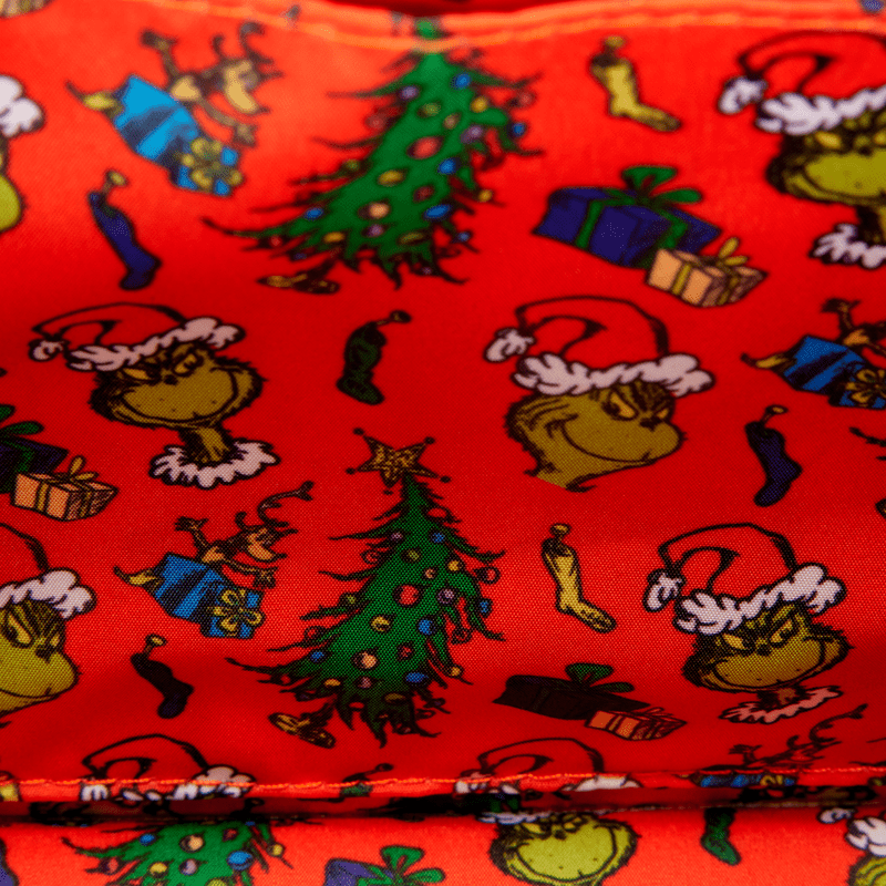 Loungefly Dr. Seuss How the Grinch Stole Christmas! Holiday Color - In Crossbody Bag - The Happy Toy Store