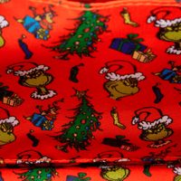 Loungefly Dr. Seuss How the Grinch Stole Christmas! Holiday Color - In Crossbody Bag - The Happy Toy Store