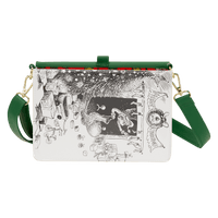 Loungefly Dr. Seuss How the Grinch Stole Christmas! Holiday Color - In Crossbody Bag - The Happy Toy Store