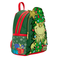 Loungefly Dr. Seuss How the Grinch Stole Christmas! Tree Light Up Plush Mini Backpack - The Happy Toy Store