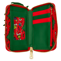 Loungefly Dr. Seuss How the Grinch Stole Christmas! Tree Zip Around Wallet - The Happy Toy Store
