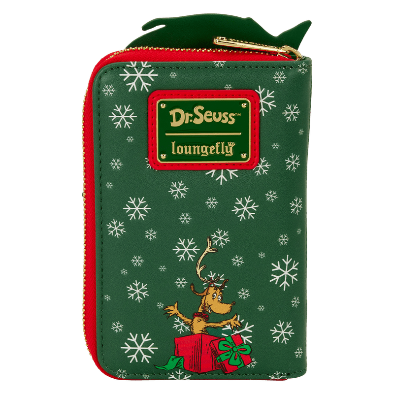 Loungefly Dr. Seuss How the Grinch Stole Christmas! Tree Zip Around Wallet - The Happy Toy Store