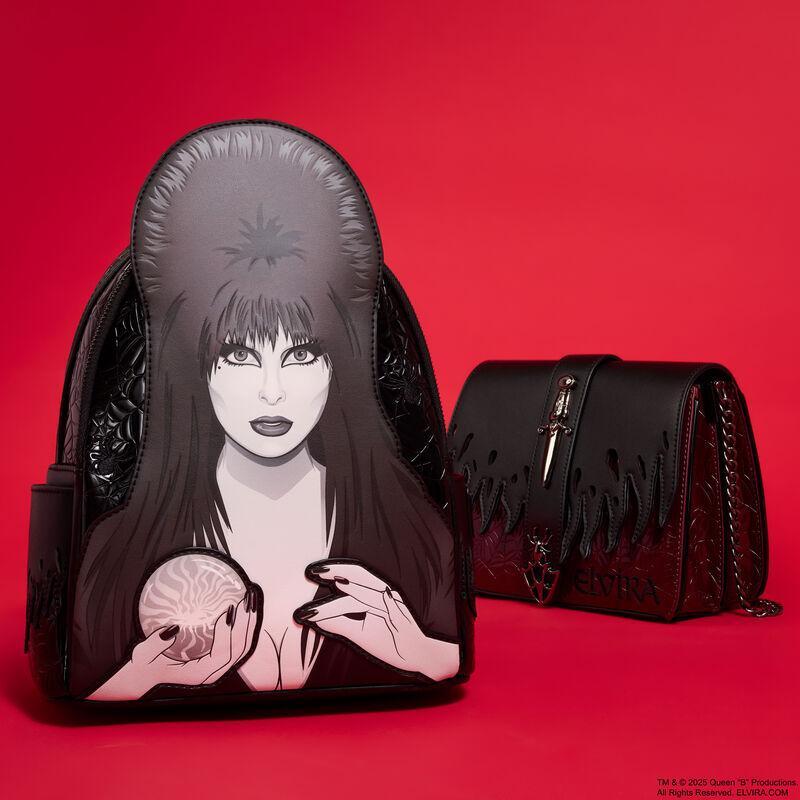 Loungefly Elvira Mistress of the Dark Cosplay Light Up Mini Backpack - The Happy Toy Store
