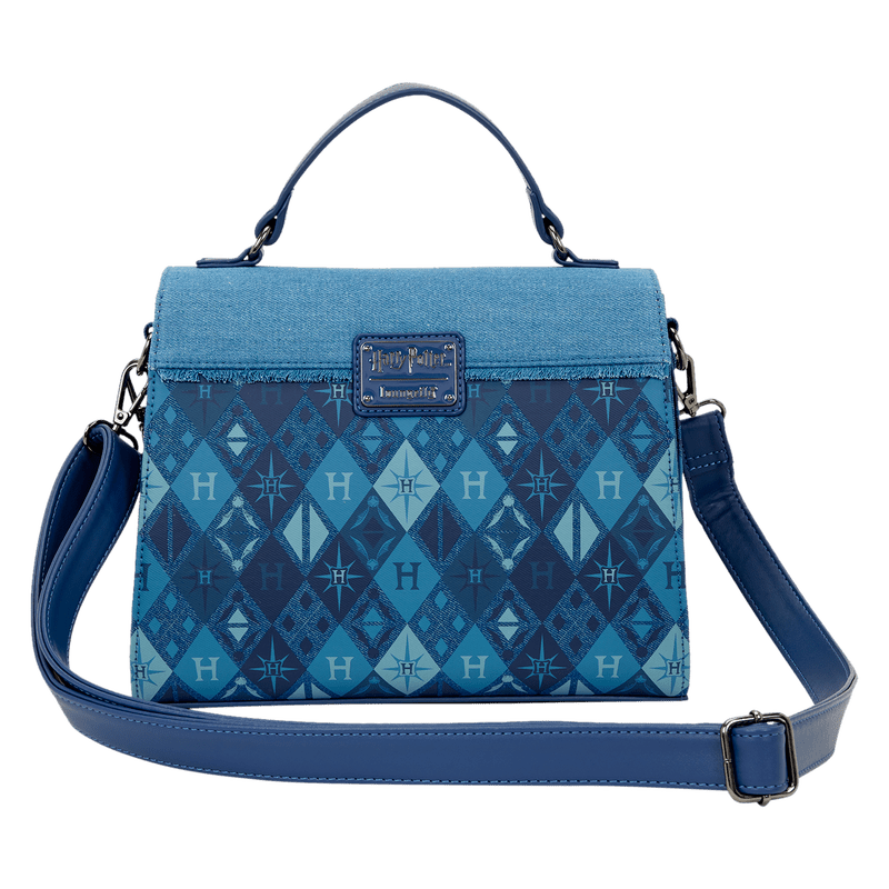 Loungefly Harry Potter Hogwarts Denim Crossbody Bag - The Happy Toy Store