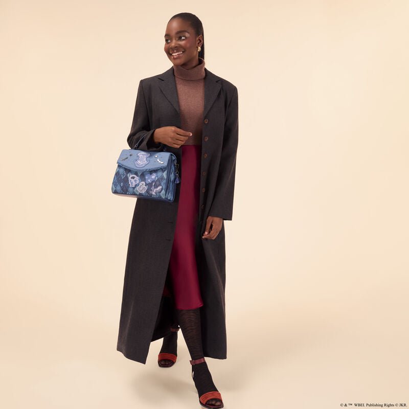 Loungefly Harry Potter Hogwarts Denim Crossbody Bag - The Happy Toy Store