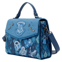 Loungefly Harry Potter Hogwarts Denim Crossbody Bag - The Happy Toy Store