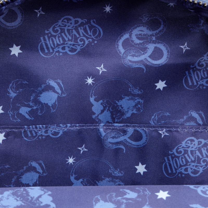 Loungefly Harry Potter Hogwarts Denim Mini Backpack - The Happy Toy Store