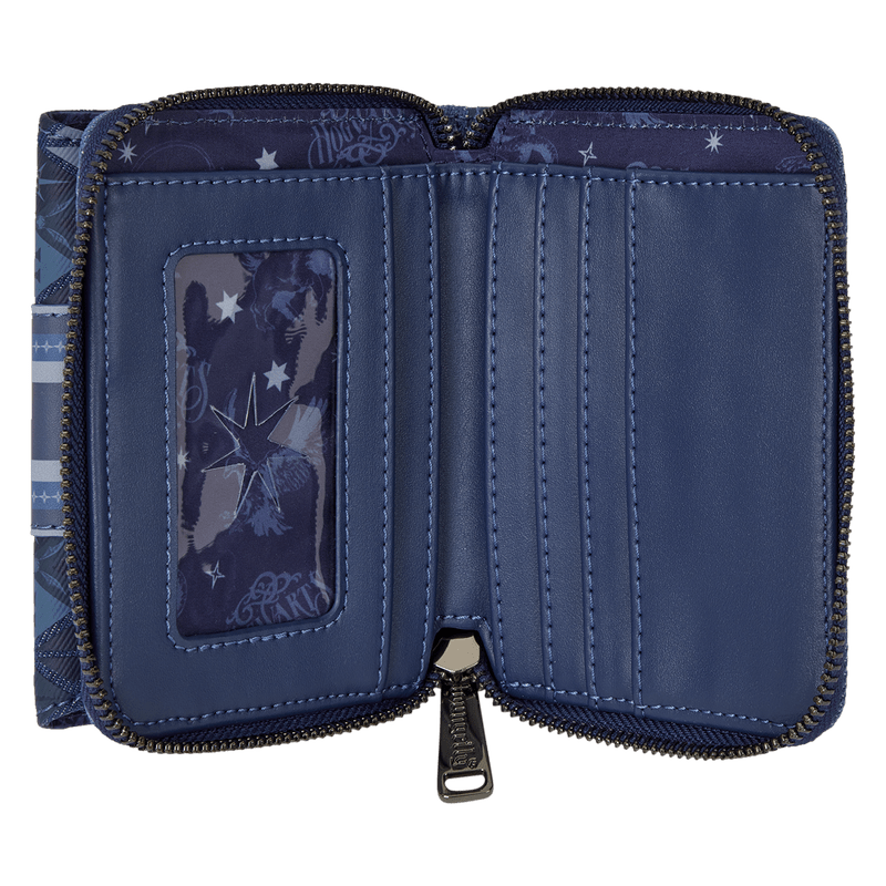 Loungefly Harry Potter Hogwarts Denim Tri - fold Wallet - The Happy Toy Store