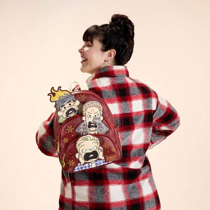 Loungefly Home Alone Triple Pocket Mini Backpack - The Happy Toy Store