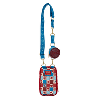 Loungefly Marvel Spider - Man Sherpa Cell Phone Crossbody Bag with Coin Bag - The Happy Toy Store