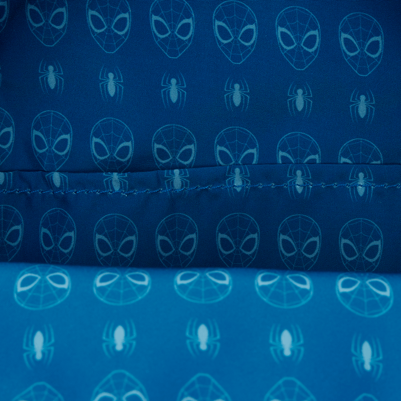 Loungefly Marvel Spider - Man Sherpa Heart Mini Backpack - The Happy Toy Store