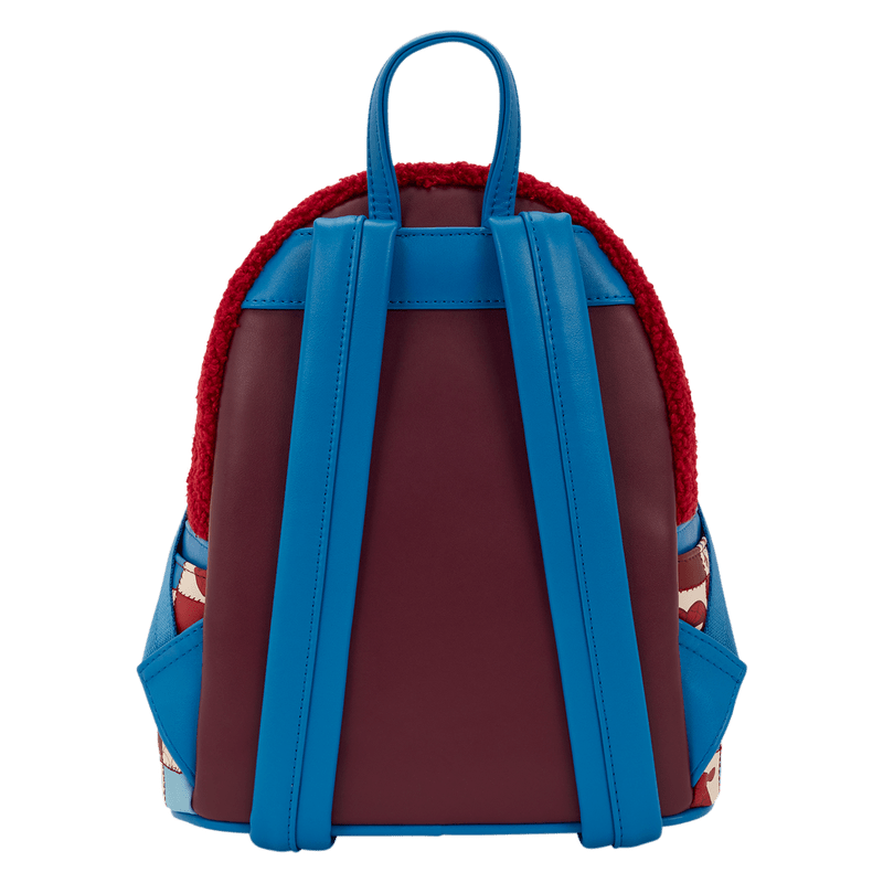 Loungefly Marvel Spider - Man Sherpa Heart Mini Backpack - The Happy Toy Store