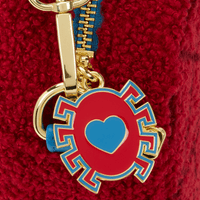 Loungefly Marvel Spider - Man Sherpa Heart Shaped Crossbody Bag - The Happy Toy Store