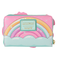 Loungefly Minions Fluffy Unicorn Rainbow Glitter Zip Around Wallet - The Happy Toy Store