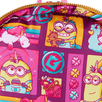 Loungefly Minions Fluffy Unicorn Rainbow Mini Backpack - The Happy Toy Store