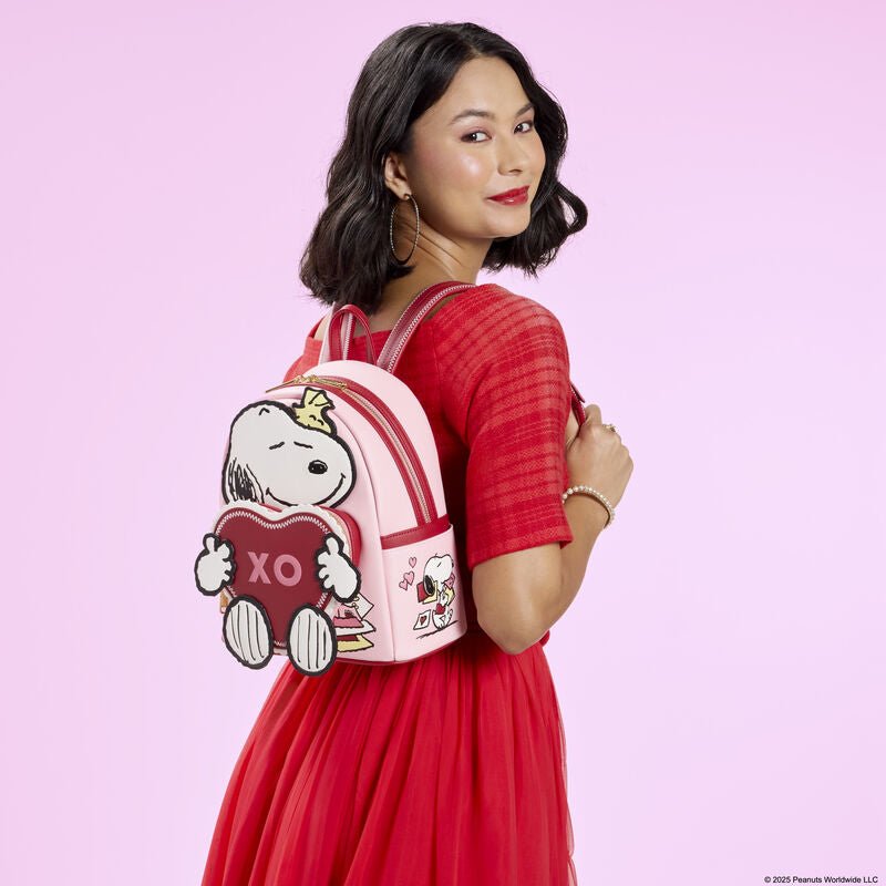 Loungefly Peanuts Snoopy Valentine's Day Mini Backpack - The Happy Toy Store