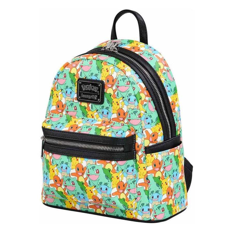 Loungefly Pokemon Characters All Over Print Backpack - The Happy Toy Store