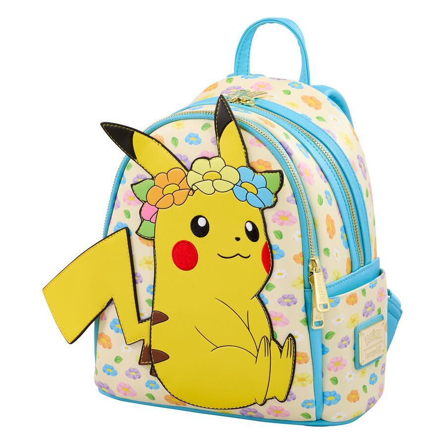 Loungefly Pokemon Pikachu Floral Backpack - The Happy Toy Store