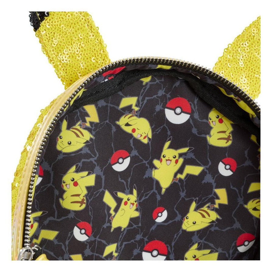 Loungefly Pokemon Sequin Pikachu Mini Backpack - The Happy Toy Store