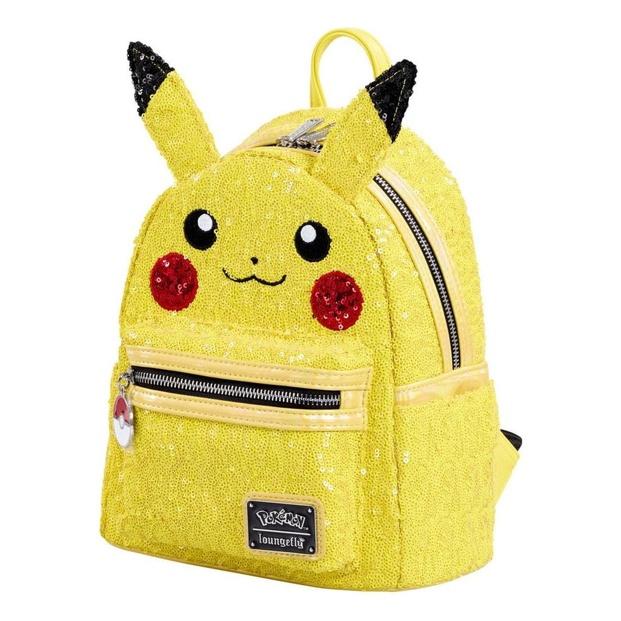 Loungefly Pokemon Sequin Pikachu Mini Backpack - The Happy Toy Store